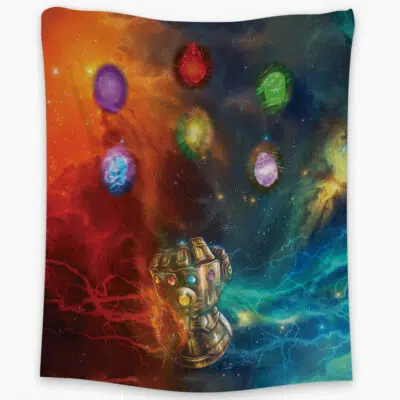 Trippy Cosmic Infinity Stones Marvel Tapestry