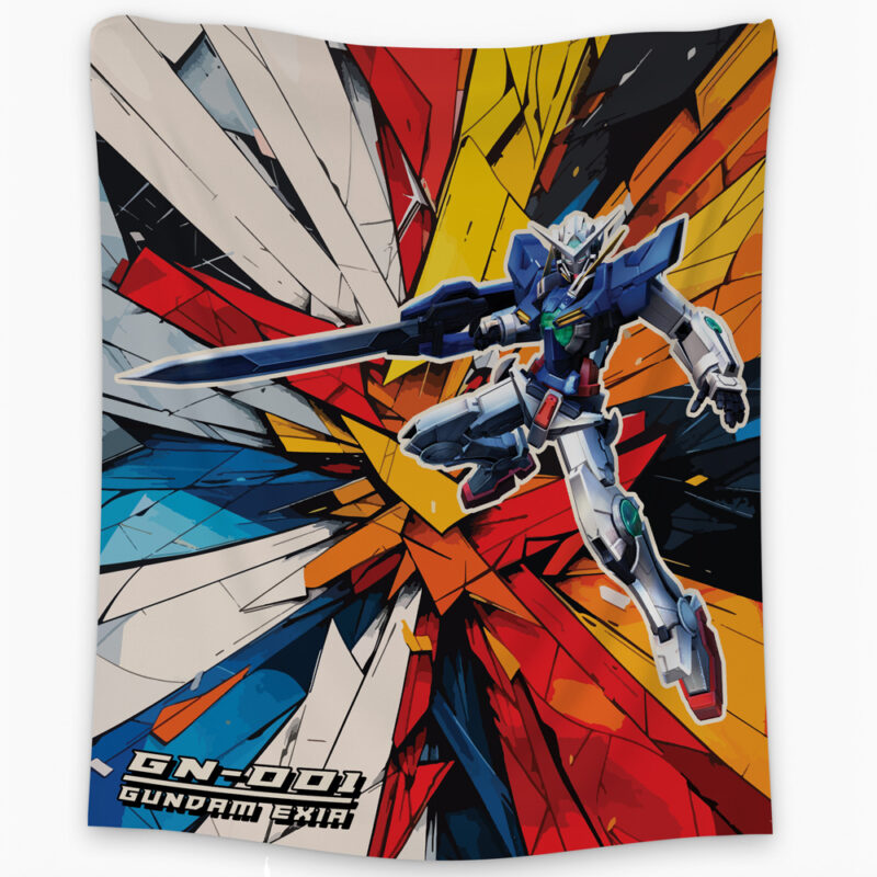 Trippy Exia Gundam Tapestry - Image 2