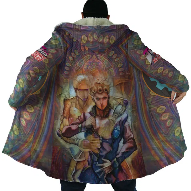 Trippy Guido Mista Six Bullets Jojo’s Bizarre Adventure Dream Cloak Coat - Image 2