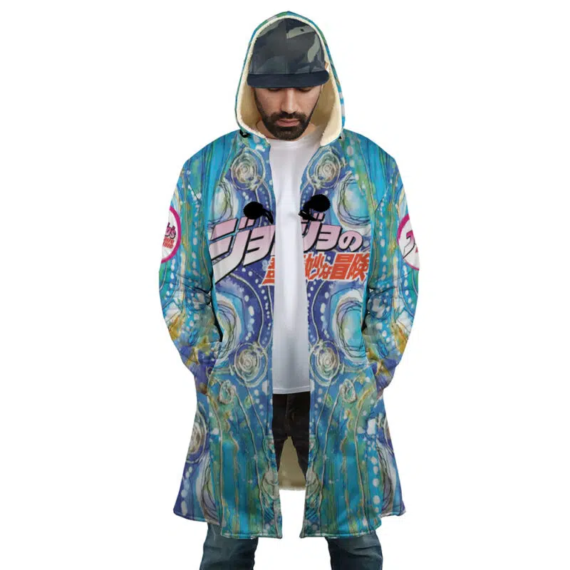 Trippy Golden Wind Squad Jojo’s Bizarre Adventure Dream Cloak Coat - Image 2