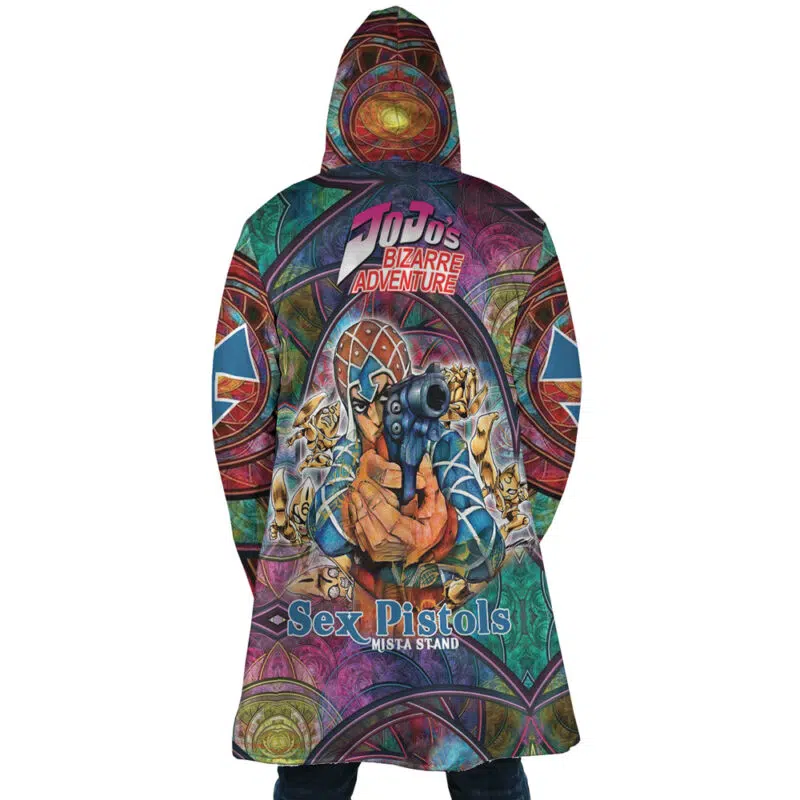 Trippy Guido Mista Six Bullets Jojo’s Bizarre Adventure Dream Cloak Coat - Image 6