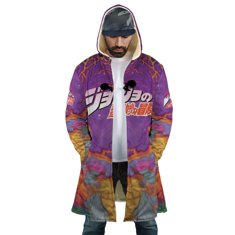 Trippy Gyro Zeppeli Ball Breaker Jojo’s Bizarre Adventure Dream Cloak Coat - Image 2