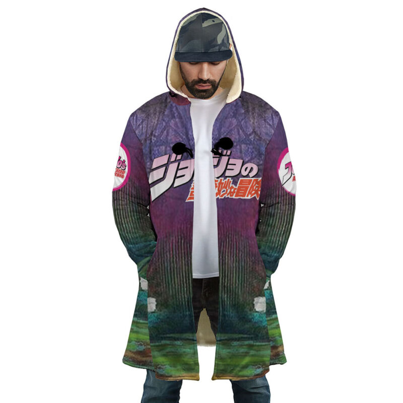Trippy Jolyne Cujoh Stone Ocean Jojo’s Bizarre Adventure Dream Cloak Coat - Image 2