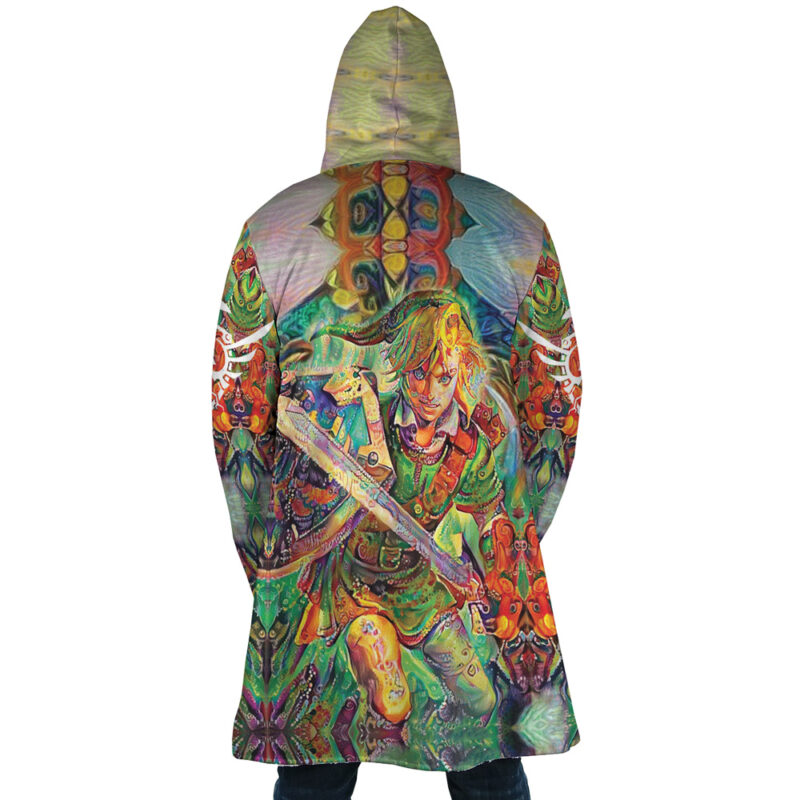 Trippy Link Zelda Dream Cloak Coat - Image 5