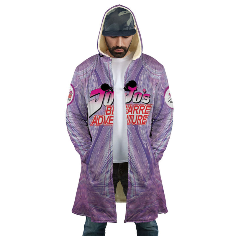Trippy Lucid Stardust Crusaders Jojo’s Bizarre Adventure Dream Cloak Coat - Image 2