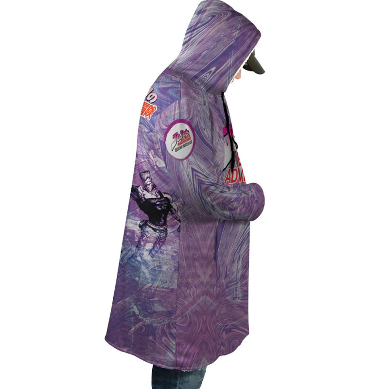 Trippy Lucid Stardust Crusaders Jojo’s Bizarre Adventure Dream Cloak Coat - Image 3