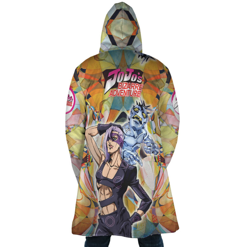 Trippy Melone Babyhead Jojo’s Bizarre Adventure Dream Cloak Coat - Image 5