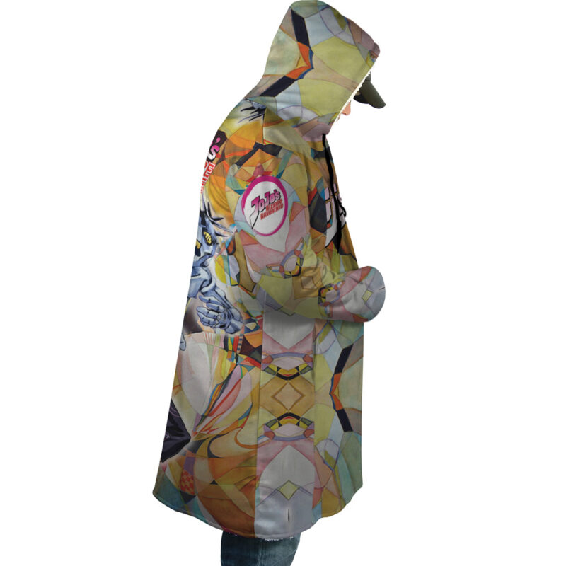 Trippy Melone Babyhead Jojo’s Bizarre Adventure Dream Cloak Coat - Image 3