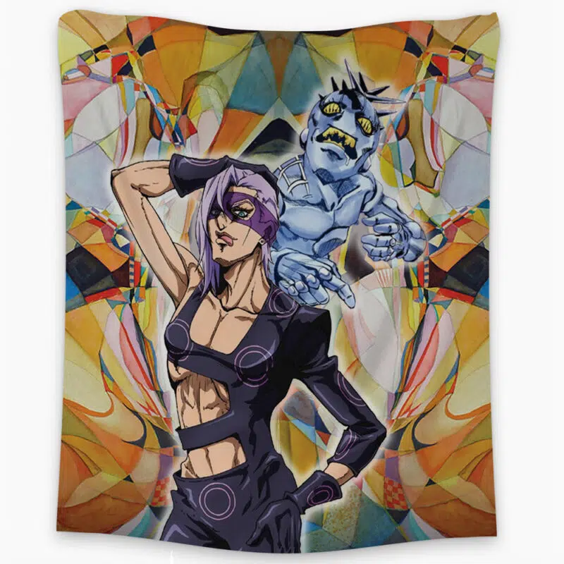 Trippy Melone Babyhead Jojo’s Bizarre Adventure Tapestry