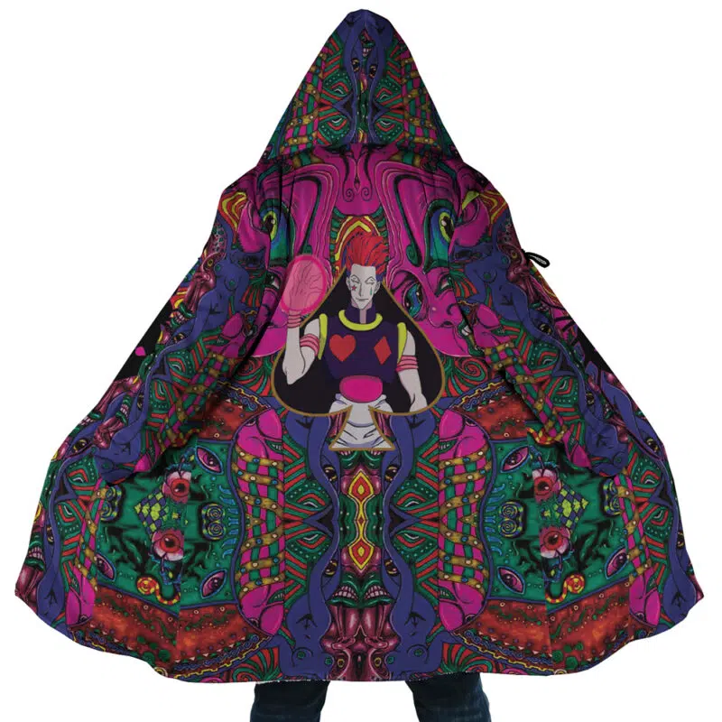 Trippy Mystic Faces Hisoka Hunter X Hunter Dream Cloak Coat