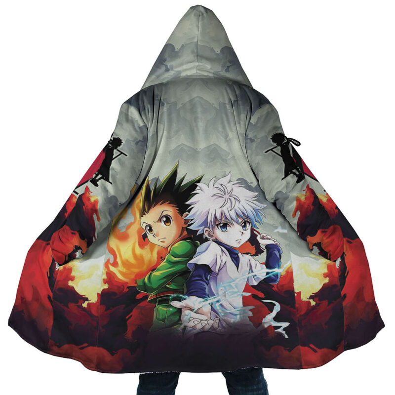 Trippy Power Duo Gon & Killua Hunter X Hunter Dream Cloak Coat