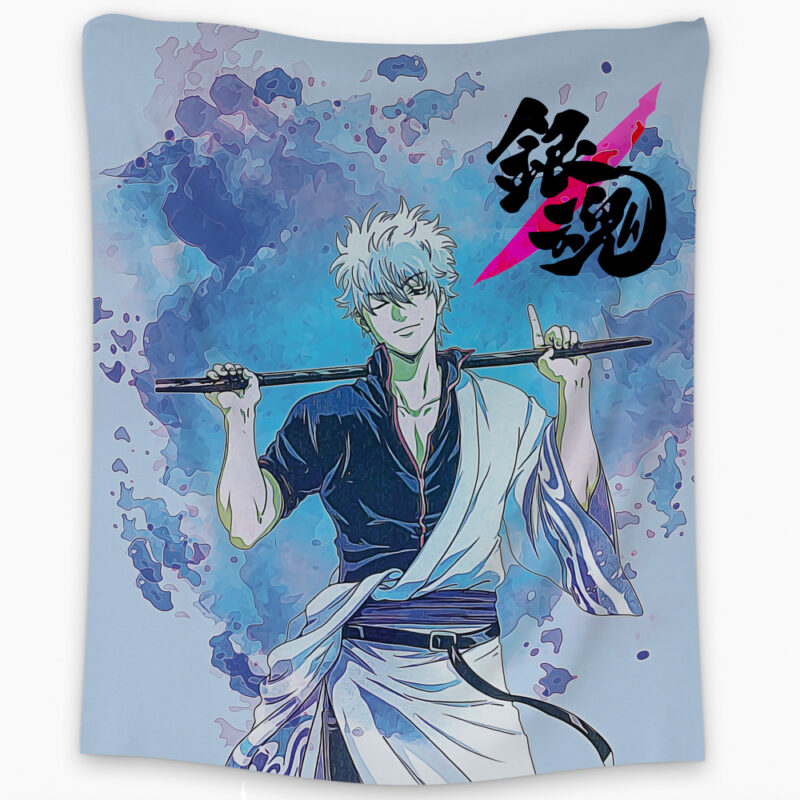 Trippy Sakata Gintoki Gintama Tapestry