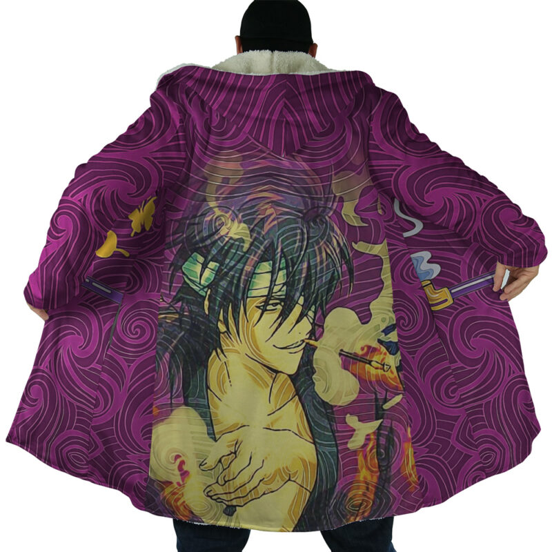 Trippy Smokin Shinsuke Gintama Dream Cloak Coat - Image 6