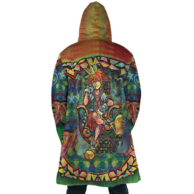 Trippy Sora Kingdom Hearts Dream Cloak Coat - Image 5