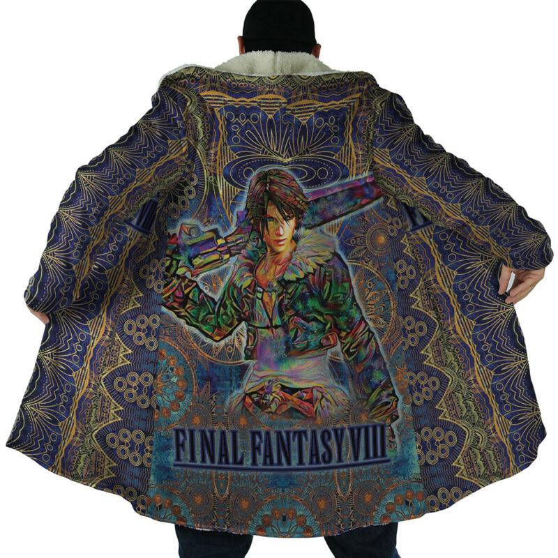Trippy Squall Final Fantasy 8 Dream Cloak Coat - Image 6