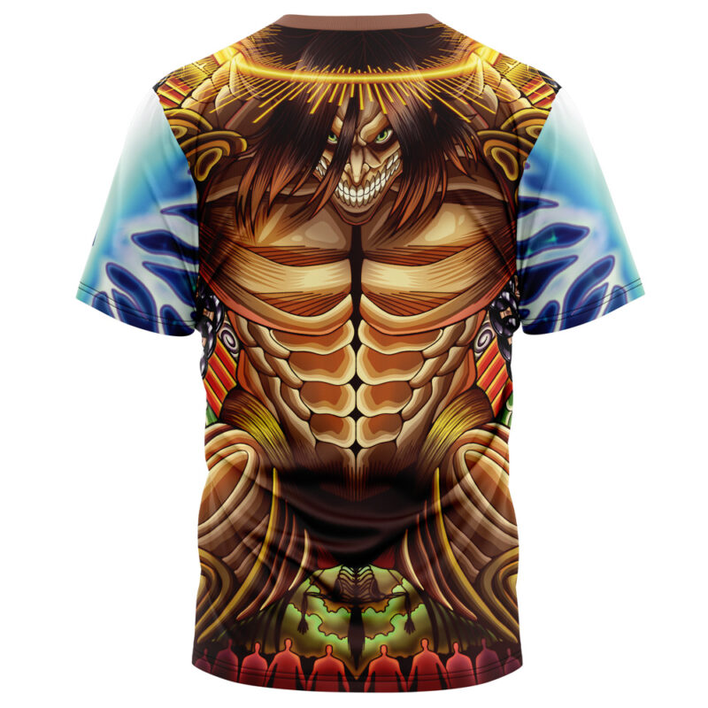 Trippy Eren Yeager Timeskip Attack on Titan T-Shirt - Image 2