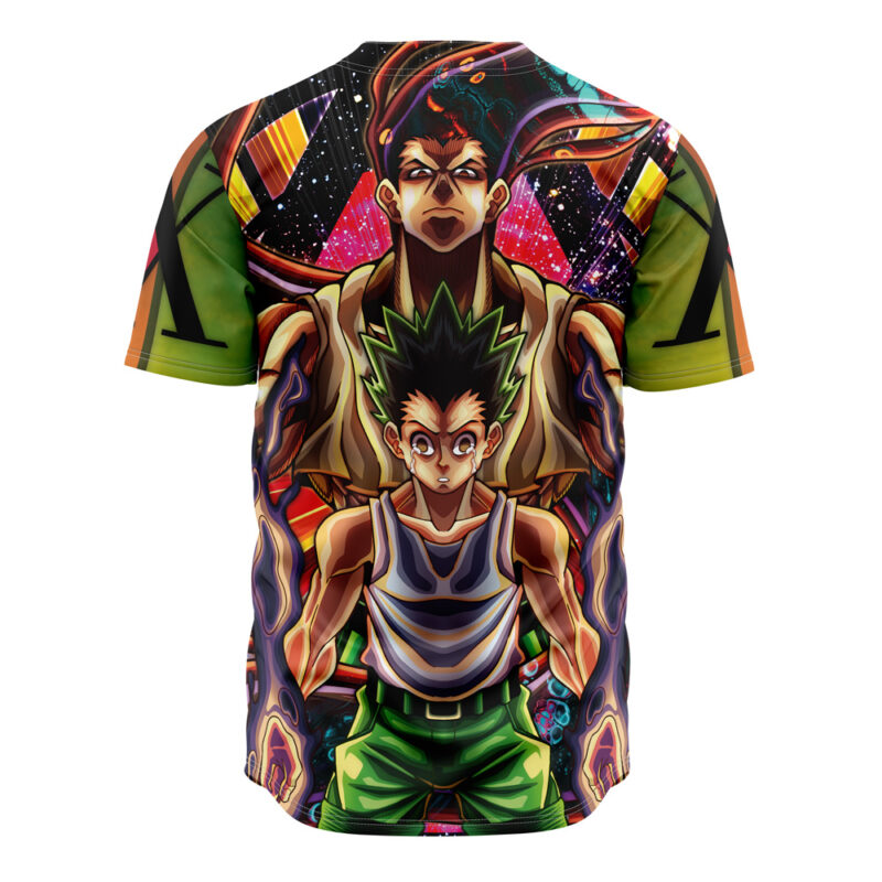 Trippy Gon Freecss Hunter X Hunter Baseball Jersey Without Piping - Image 3
