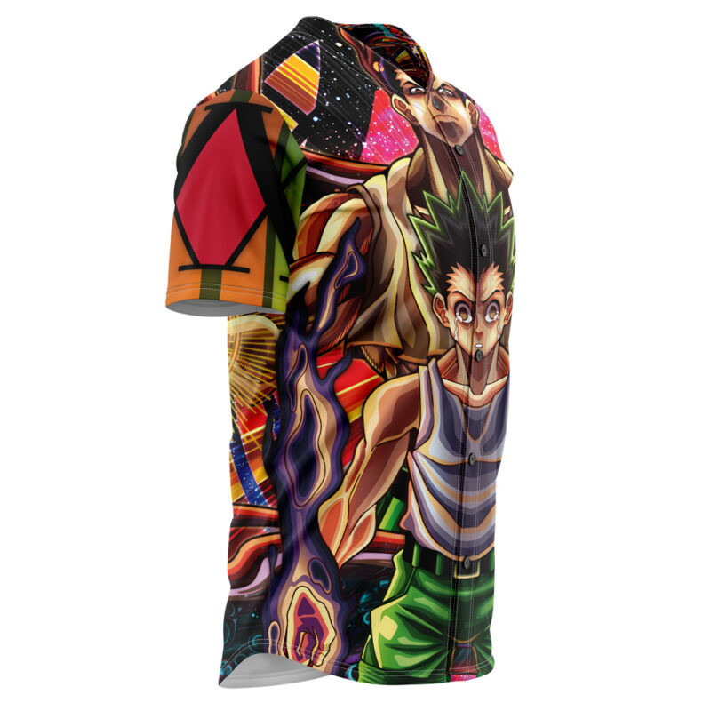 Trippy Gon Freecss Hunter X Hunter Baseball Jersey Without Piping - Image 2