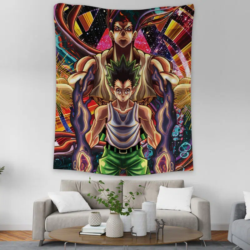 Trippy Gon Freecss Hunter X Hunter Tapestry - Image 2