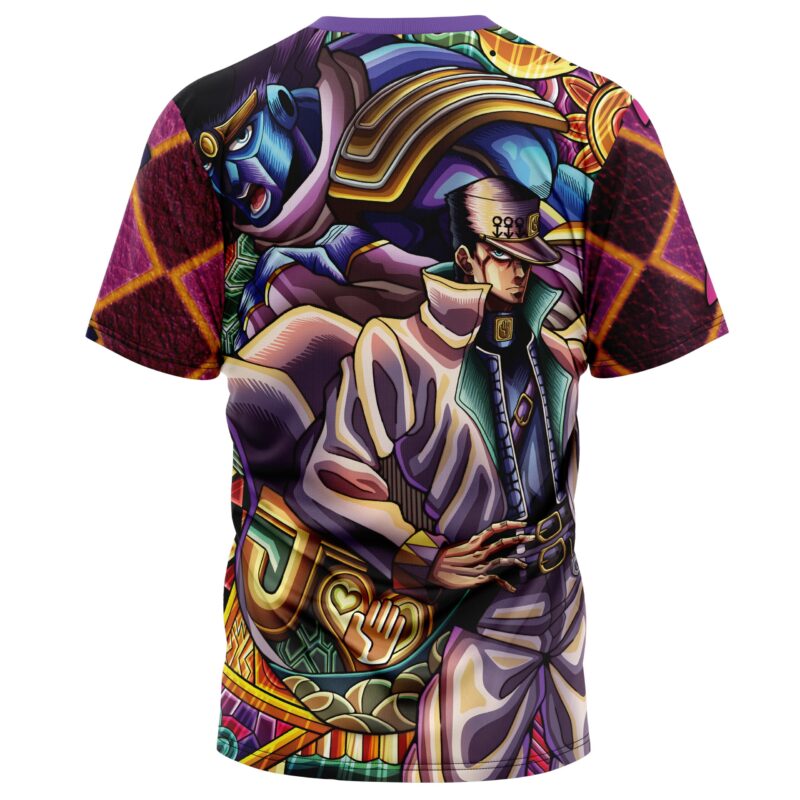 Trippy Jotaro Kujo JoJo's Bizarre Adventure T-Shirt - Image 2