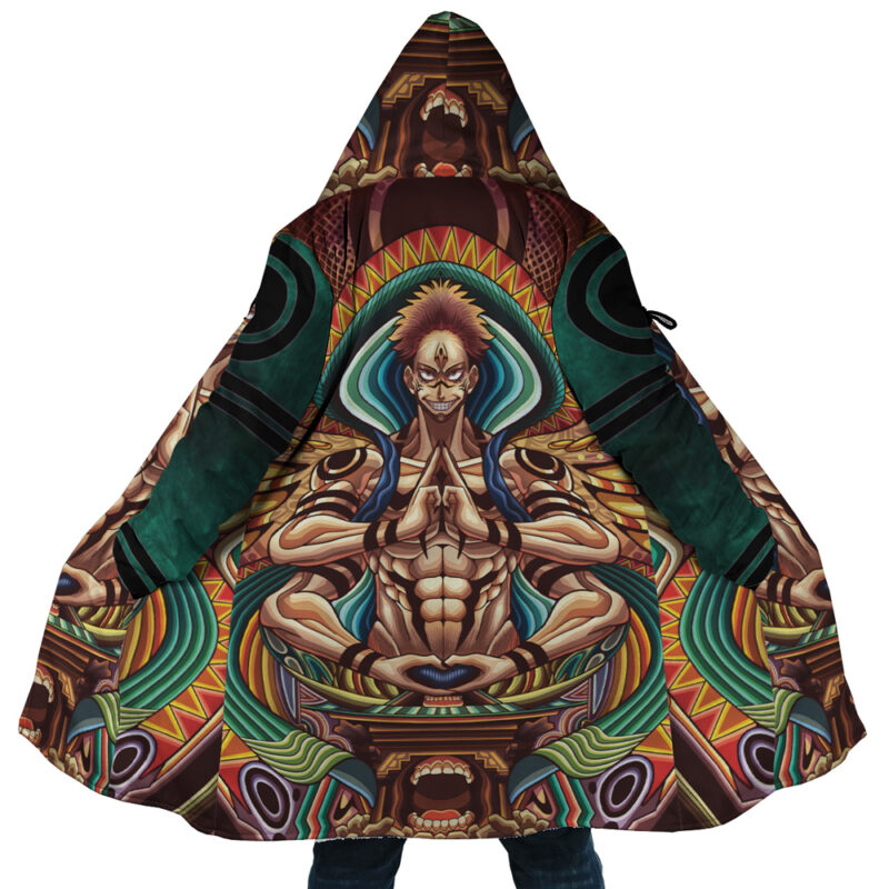 Trippy Ryomen Sukuna Jujutsu Kaisen Dream Cloak Coat