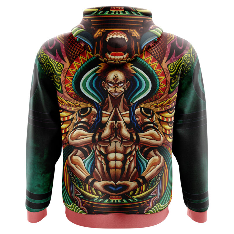 Trippy Ryomen Sukuna Jujutsu Kaisen Hoodie - Image 2
