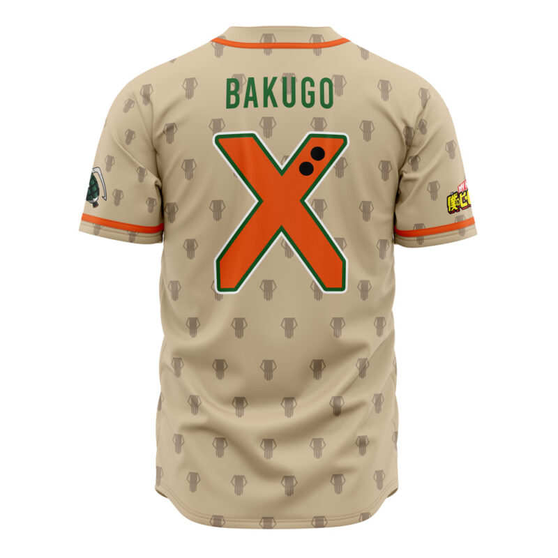 Blazing Bakugo My Hero Academia Baseball Jersey - Image 2