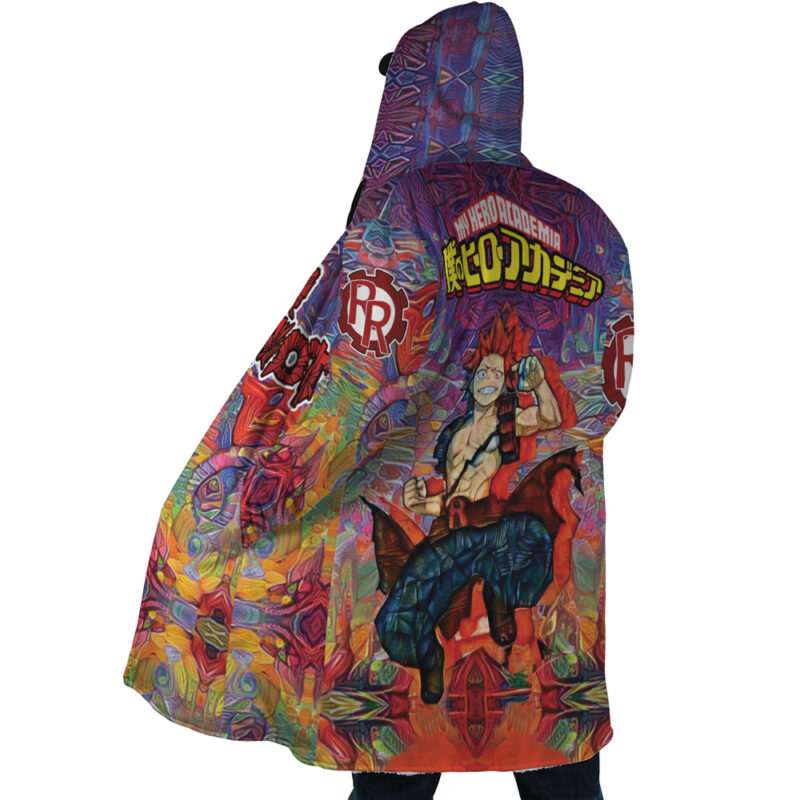 Trippy Kirishima Red Riot My Hero Academia Dream Cloak Coat - Image 4