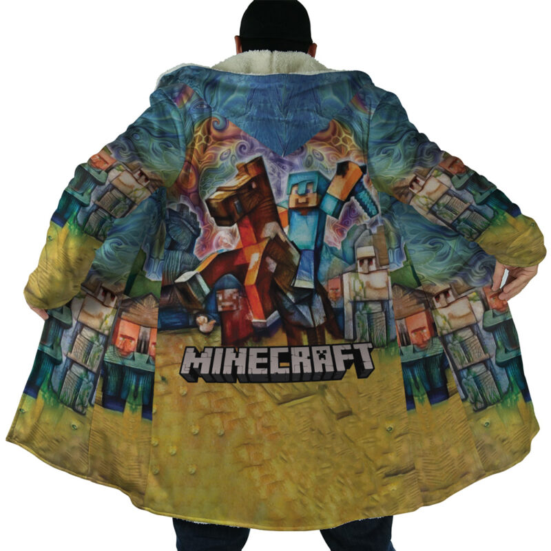 Trippy Minecraft Dream Cloak Coat - Image 6