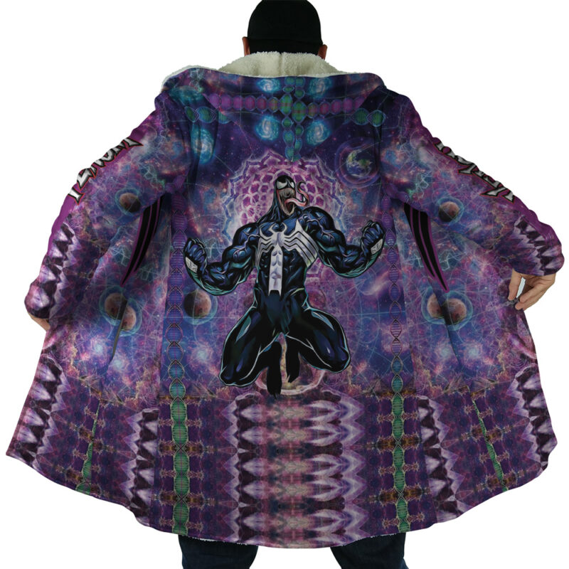 Trippy Venom Marvel Dream Cloak Coat - Image 6