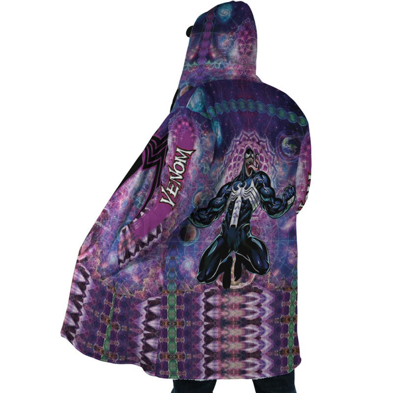 Trippy Venom Marvel Dream Cloak Coat - Image 4