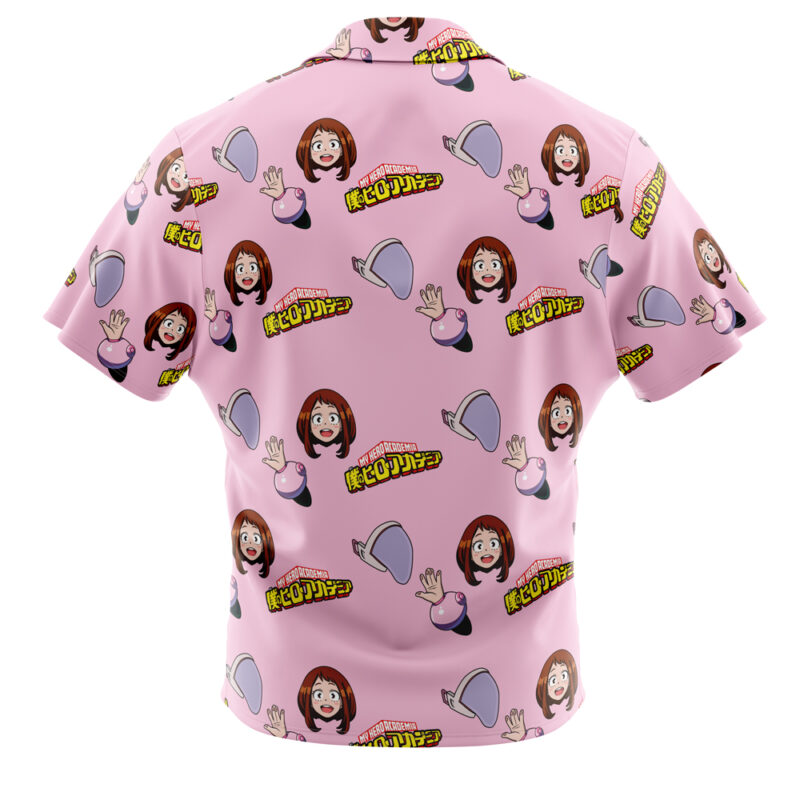 Uraraka Ochako My Hero Academia Button Up Hawaiian Shirt - Image 2
