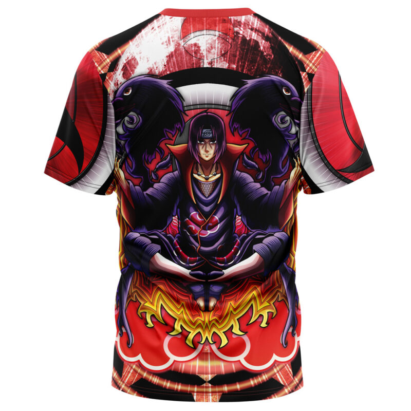 Trippy Meditating Itachi Akatsuki  T-Shirt - Image 2