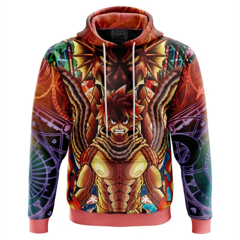Trippy Natsu Dragneel x Igneel Fairy Tail Hoodie