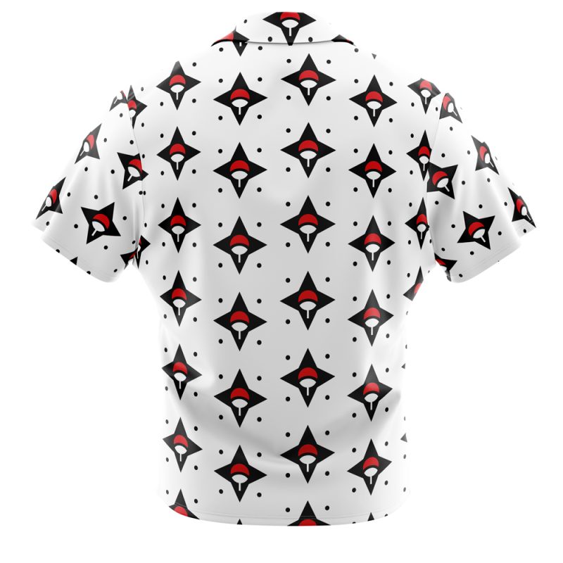 Sasuke Uchiha Shippuden Button Up Hawaiian Shirt - Image 2