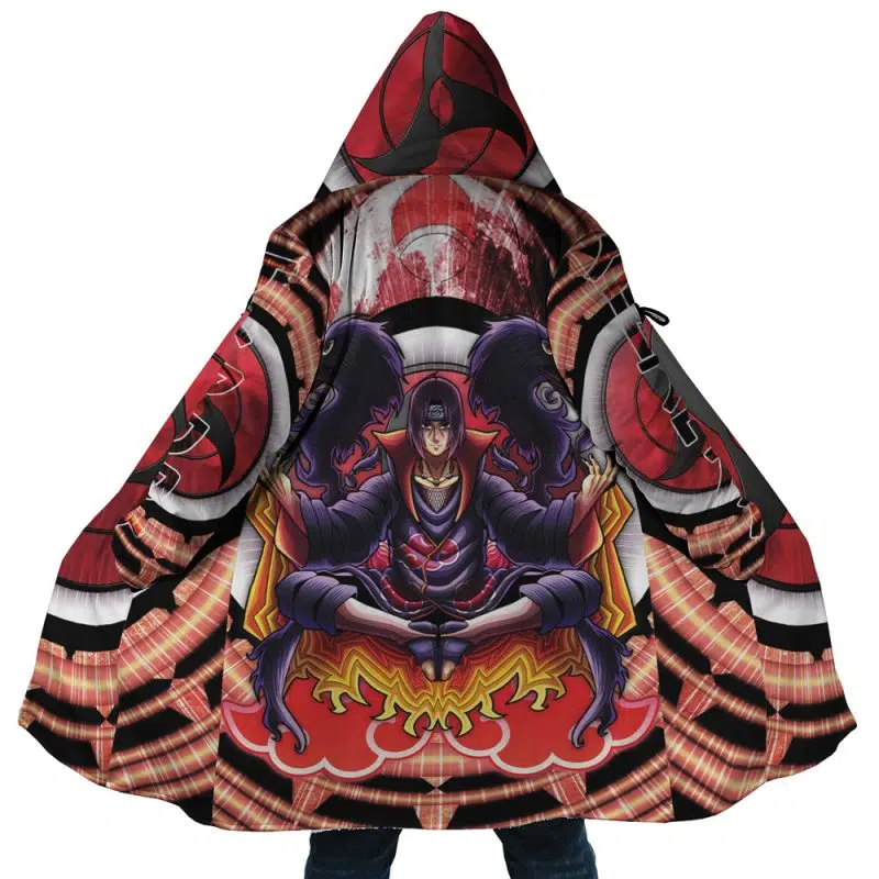 Trippy Akatsuki Uchiha Itachi Naruto Shippuden Dream Cloak Coat