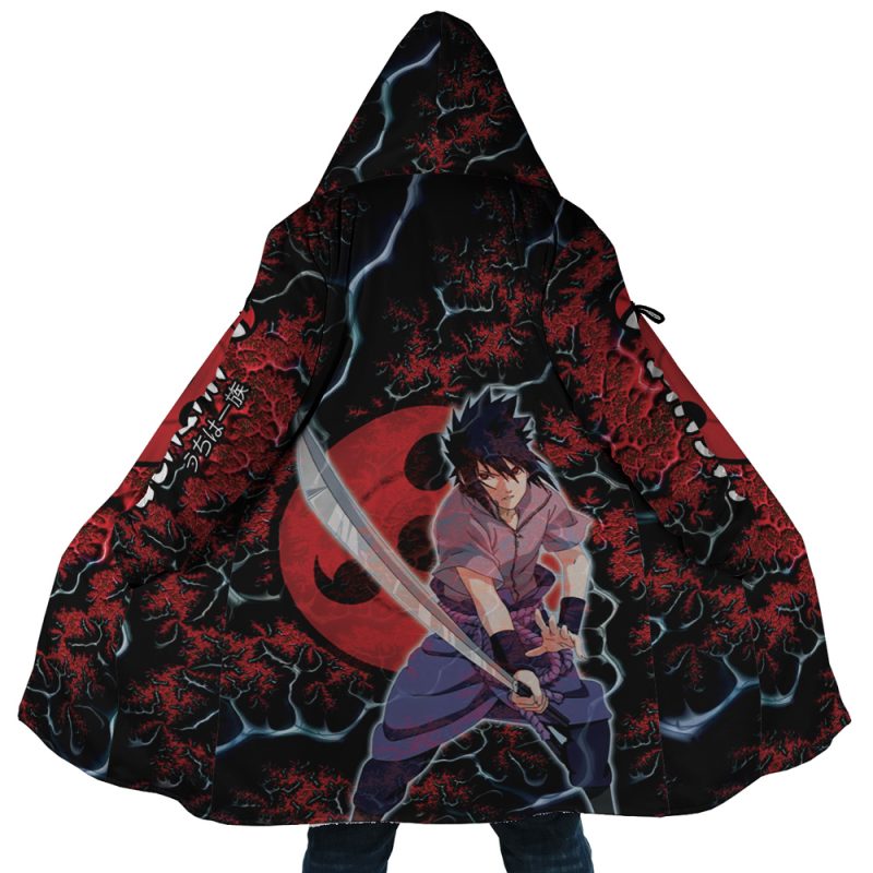 Trippy Sasuke Uchiha Naruto Dream Cloak Coat