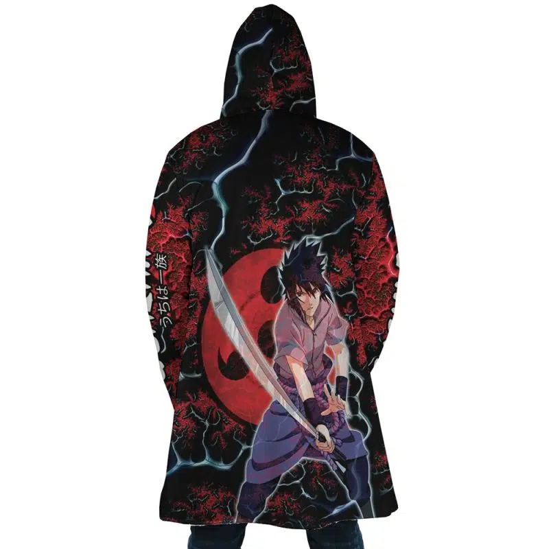 Trippy Sasuke Uchiha Shippuden Dream Cloak Coat - Image 5