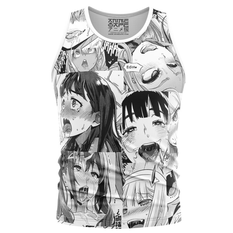 Ahegao Manga Collage Tank Top