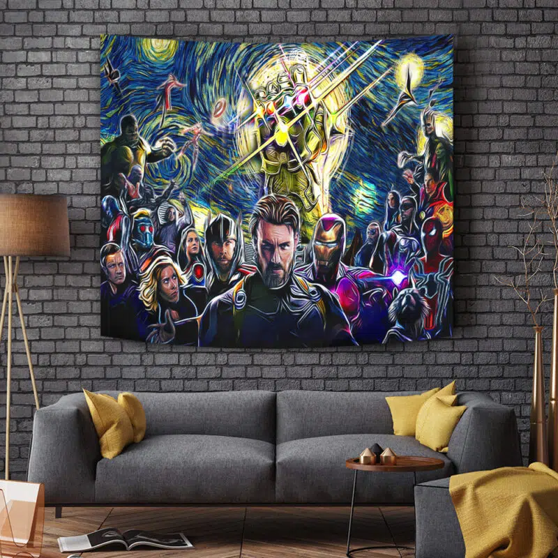 Avengers Starry Night Infinity War Tapestry - Image 6