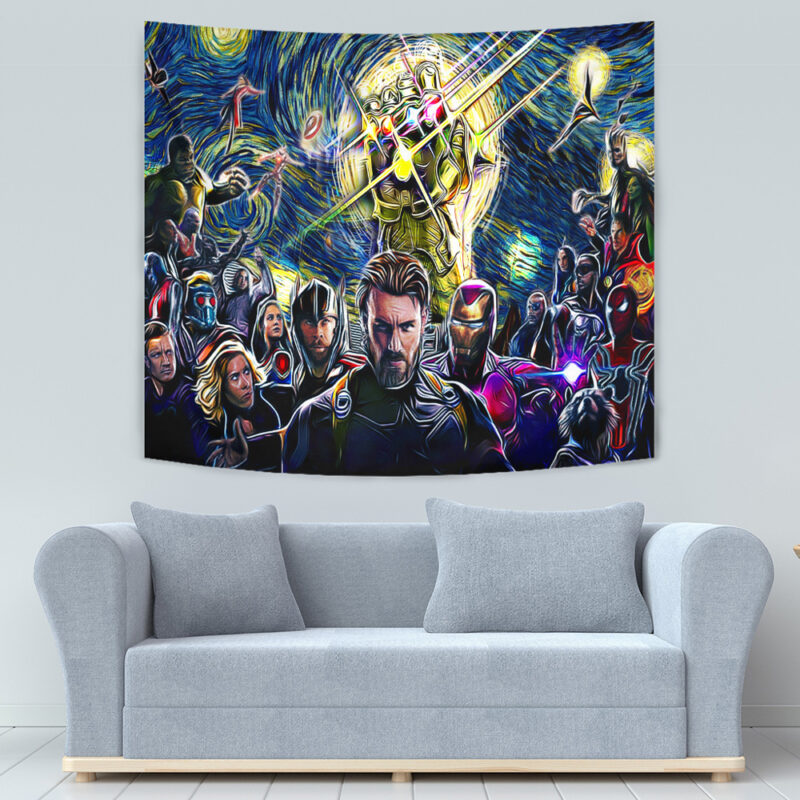 Avengers Starry Night Infinity War Tapestry - Image 3