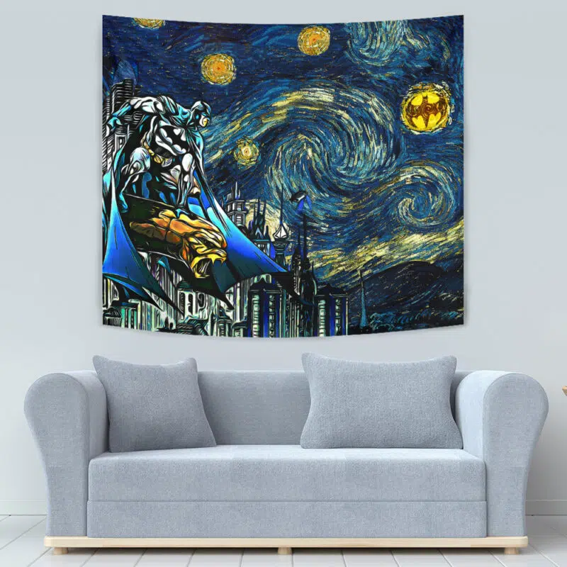 Batman Starry Dark Knight Tapestry - Image 3