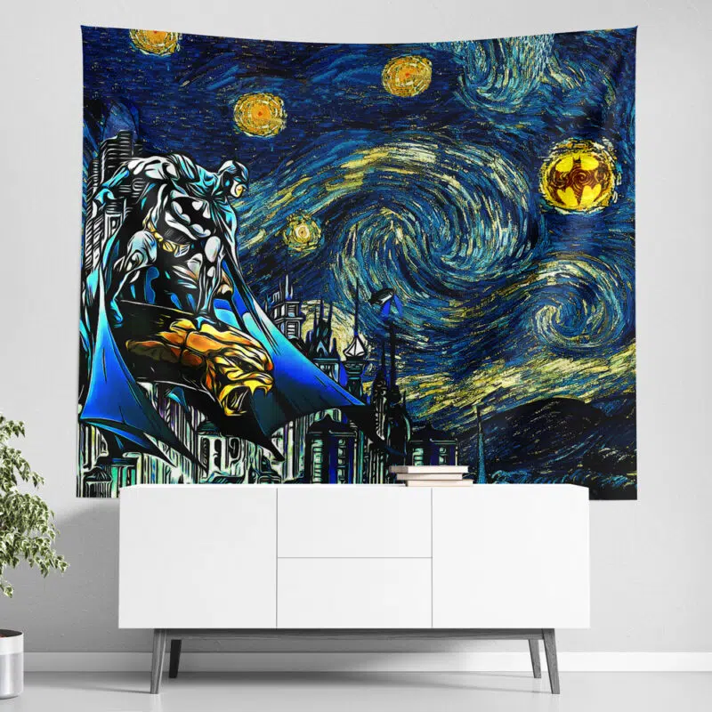 Batman Starry Dark Knight Tapestry