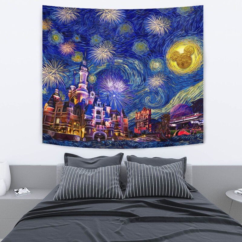 Magical Place Starry Night Tapestry - Image 4