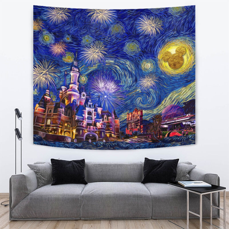 Magical Place Starry Night Tapestry - Image 2