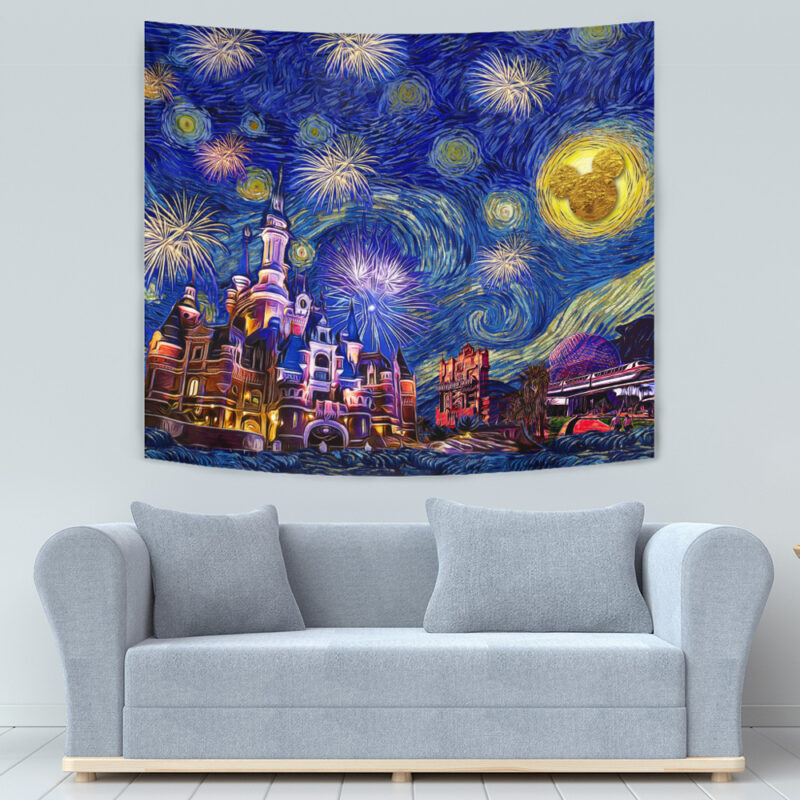 Magical Place Starry Night Tapestry - Image 3