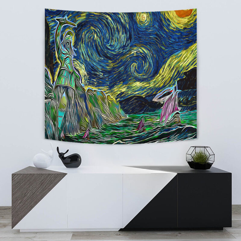 Game of Thrones Starry Night Braavos Tapestry - Image 5