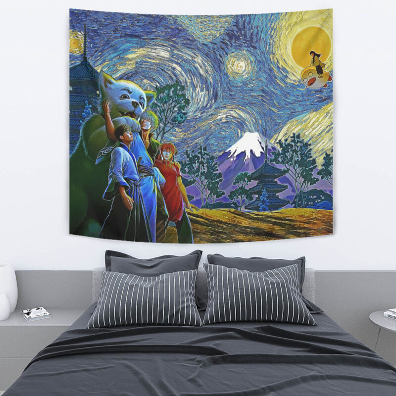 Happy Bonding Gintama Starry Night Tapestry - Image 4