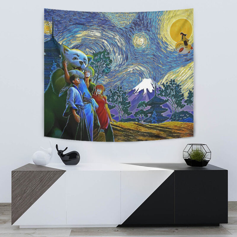 Happy Bonding Gintama Starry Night Tapestry - Image 5