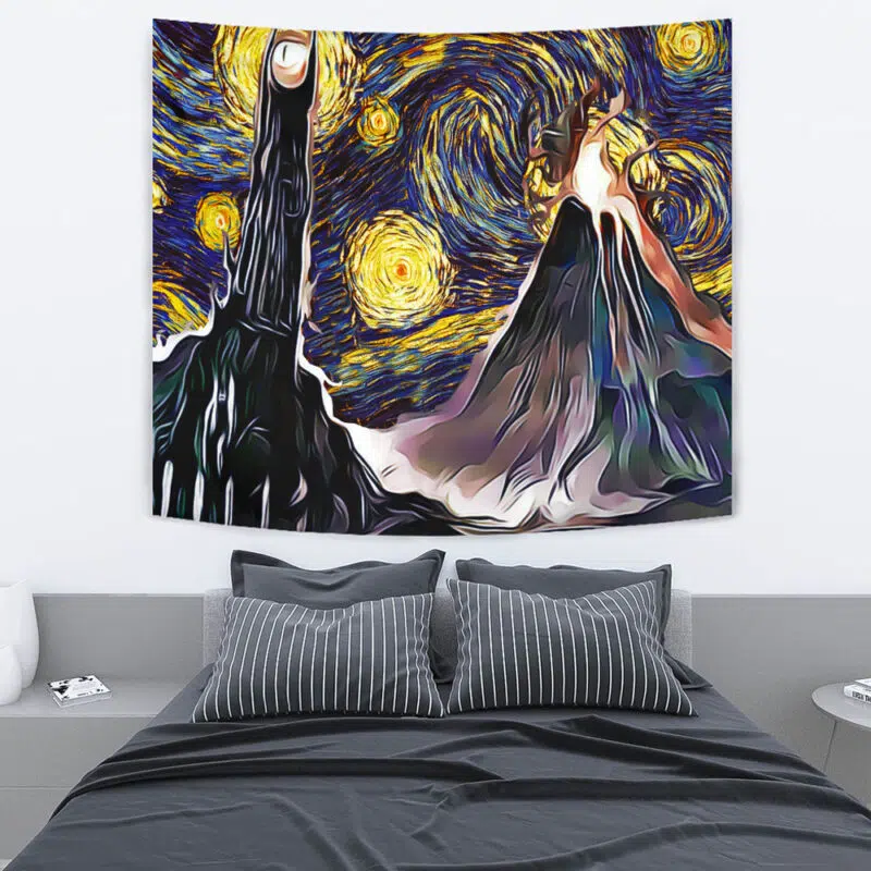 Lord of the Rings Starry Night Mordor Starry Night Tapestry - Image 4